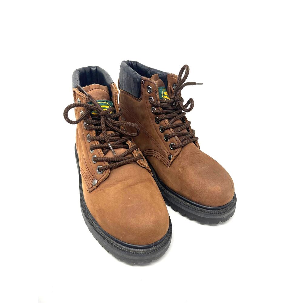 Women's Sketcher's Leather Work Hiking Boots Steel Toed - Insulated SIZE 5